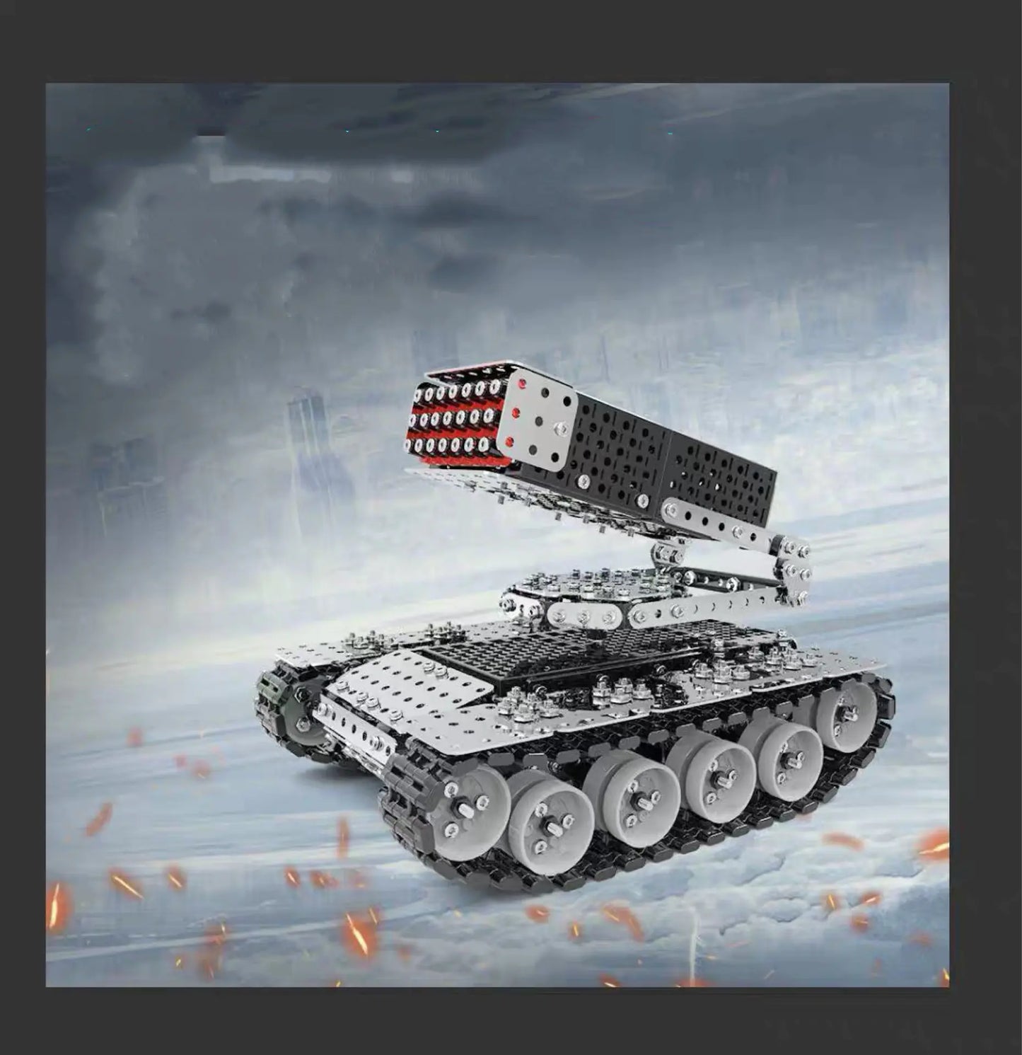 Metal Mechanical RC Tank Model Kit for Adults and Boys