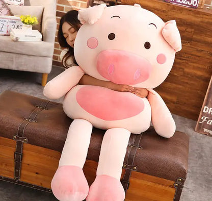 Shy Pig Plush Toy, Beibei Pig Doll