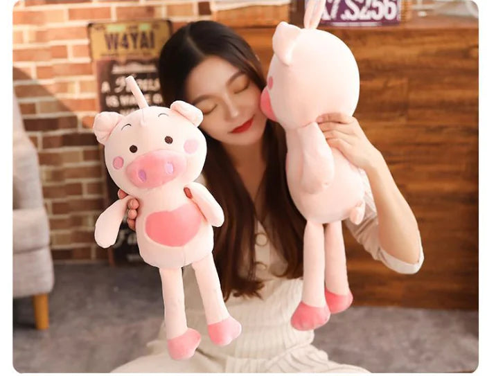 Shy Pig Plush Toy, Beibei Pig Doll