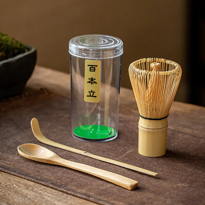 Matcha Whisk Set with Stand - Japanese Tea Ceremony Gift