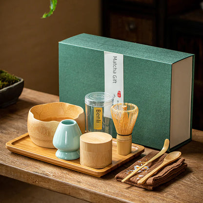 Matcha Whisk Set with Stand - Japanese Tea Ceremony Gift