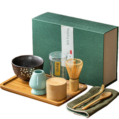 Matcha Whisk Set with Stand - Japanese Tea Ceremony Gift