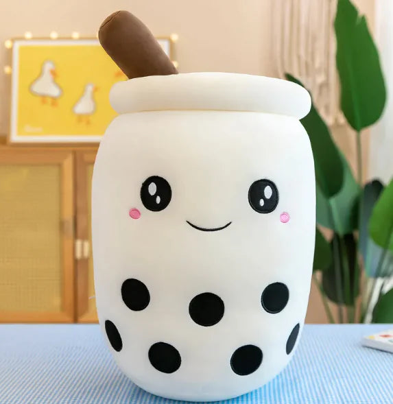 Cute Stuffed Boba Plush| Bubble Plushie Pillow| Milk Tea Cup Pillow