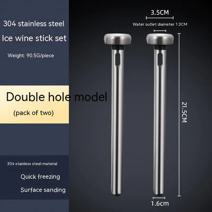 Stainless Steel Wine Chiller Set with Cooling Rod